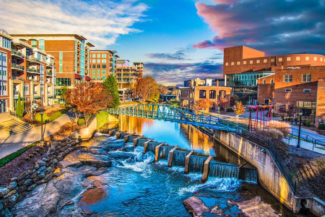 Panoramic Image of Greenville, SC